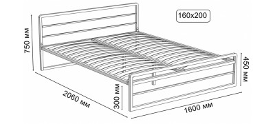 Кровать Хайтек (Cubus (Кубус)) 500105