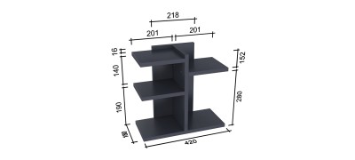 Надставка для столу NS-1 (Loft Design (Лофт Дизайн)) 490302
