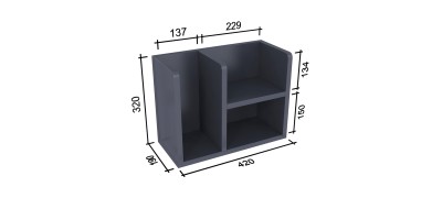 Надставка для столу NS-5 (Loft Design (Лофт Дизайн)) 490304