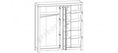 Шафа Герман (SZF2D2L/22/22) (BRW (Black Red White)) 262318