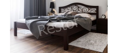 Кровать Италия (с ковкой) (Червоноградский ДОК) 91112