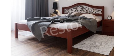 Кровать Италия (с ковкой) (Червоноградский ДОК) 91112