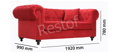 Диван CHESTER YORK 2 SEATER (Davidos) 141107