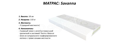 Матрас Savanna (Evolution) (EMM) 151145