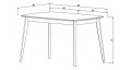 Стол обеденный Exen (Эксен) (Intarsio (Интарсио)) 430129
