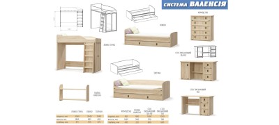 Кровать Валенсия (Мебель Сервис) 342208
