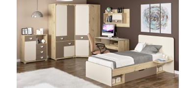 Шафа кутова Ламі (1Д) (Мебель Сервис) 342307