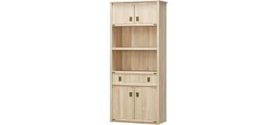 Книжный шкаф Валенсия 4Д1Ш (Мебель Сервис) 342201