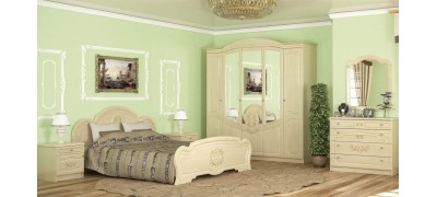 Спальня Барокко 4Д (Мебель Сервис) 341204