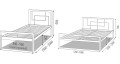 Кровать Квадро (Металл Дизайн) 311104