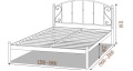 Кровать Шарлотта (Металл Дизайн) 3111118