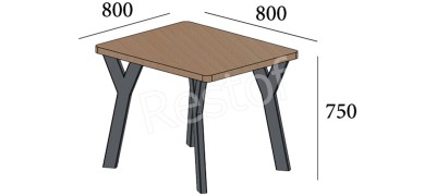 Стол Уно-4 (Металл Дизайн) 311183