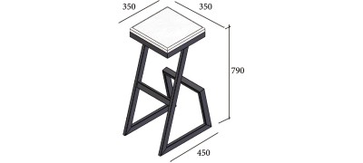 Барный стул Сет (Металл Дизайн) 3111107