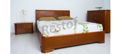 Кровать Милена с интарсией (Олимп) 121132