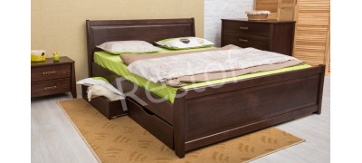 Ліжко Сіті з фільонкою і ящиками (Олимп) 121122