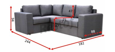 Угловой диван Чикаго 21 В (Вика) 41218